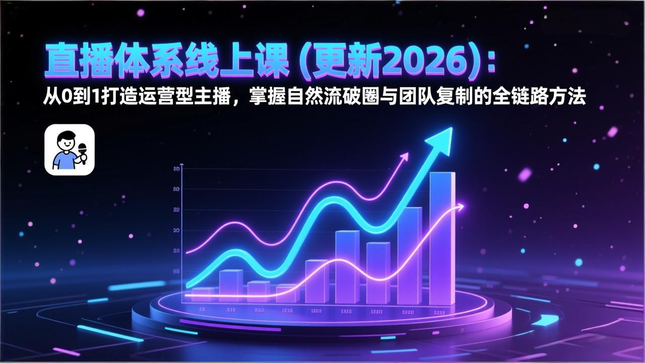 直播体系线上课(更新2026